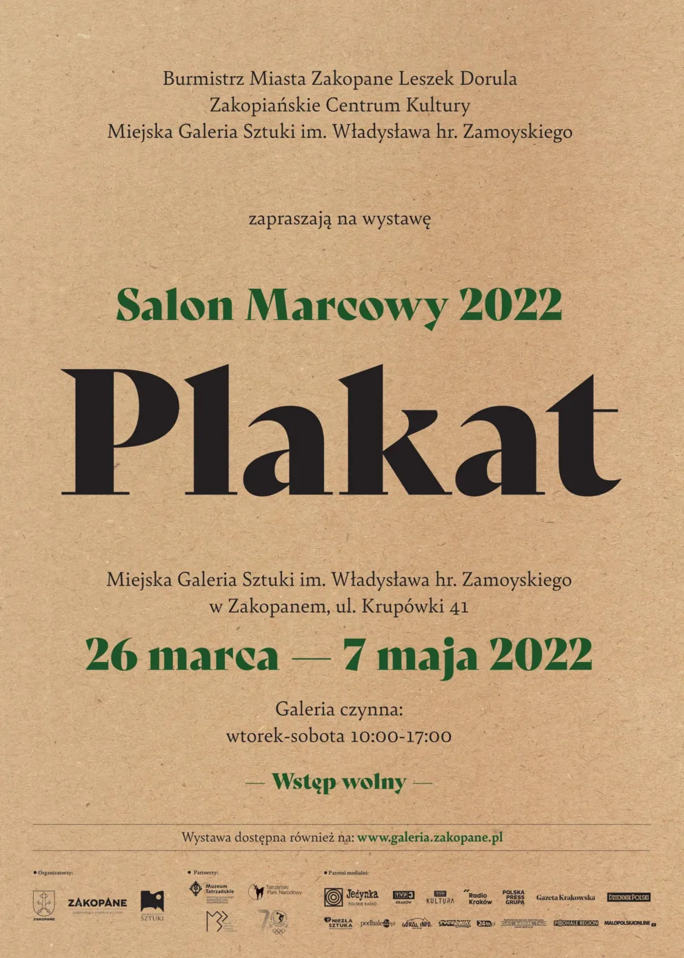 SALON MARCOWY 2022 - PLAKAT