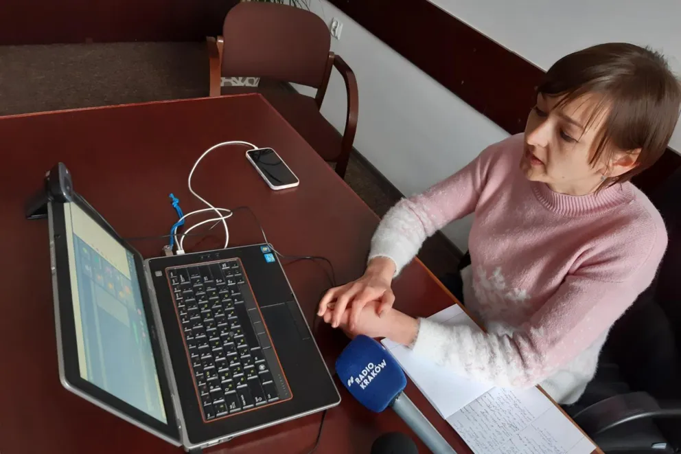 Olena z Winnicy znalazła schronienie w Tarnowie. Ciągle uczy ukraińskie dzieci