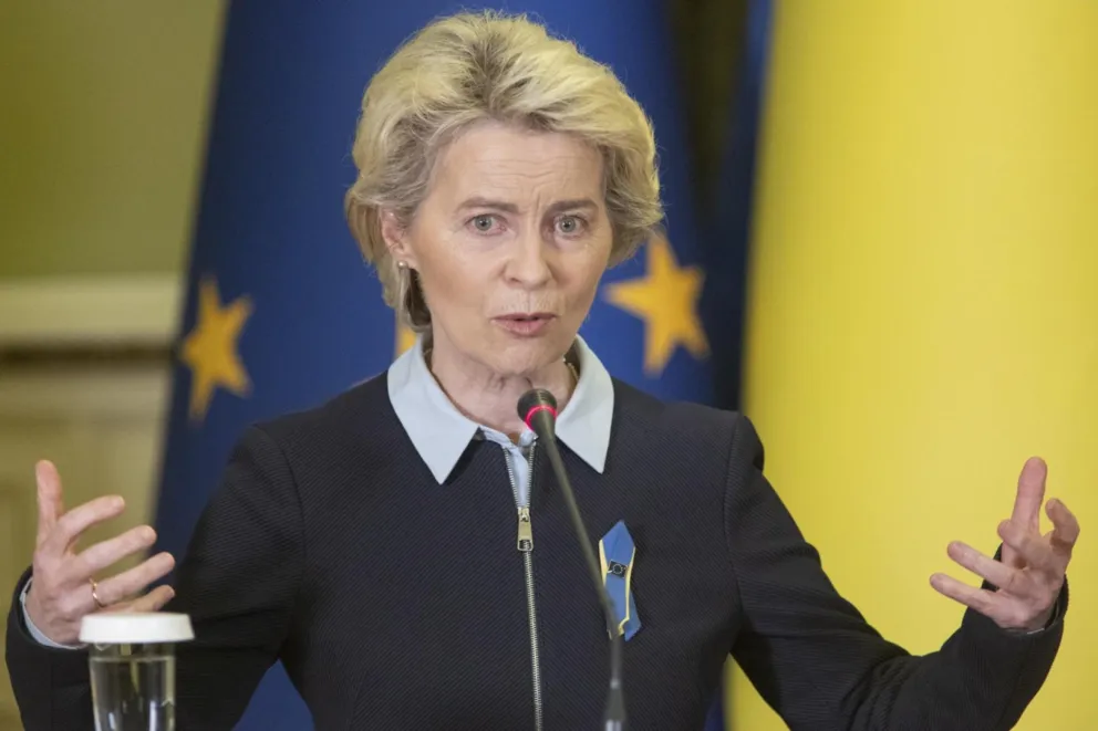 Von der Leyen w Kijowie: dziś zrobiliśmy pierwszy krok do członkostwa Ukrainy w UE 
