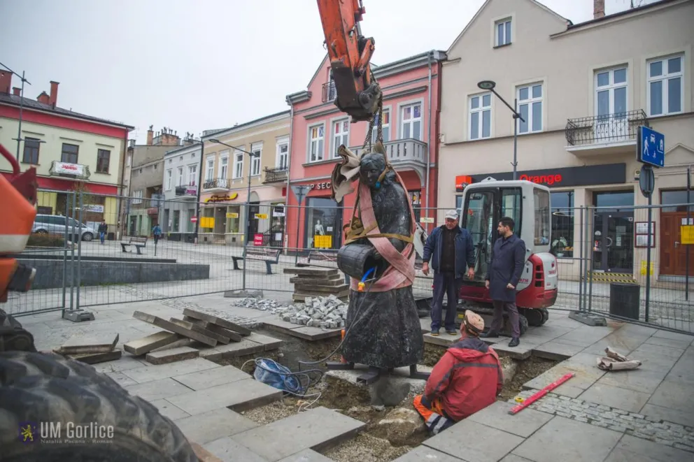 Figurka Tereski Kosibianki wróciła na gorlicki rynek