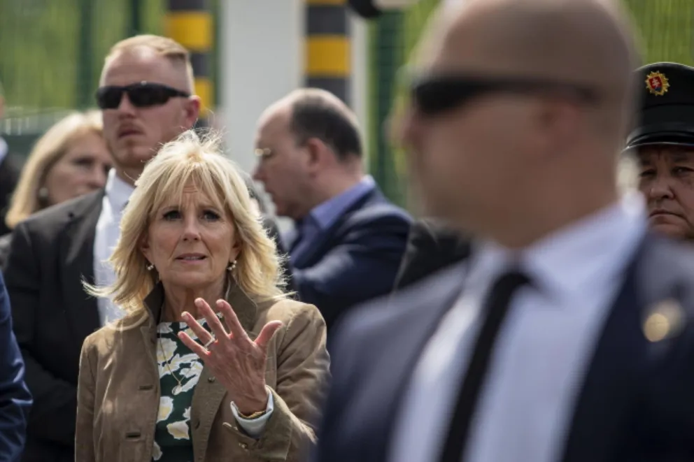 Pierwsza dama USA z wizytą w ukraińskim Użhorodzie, spotkała się z Ołeną Zełenską