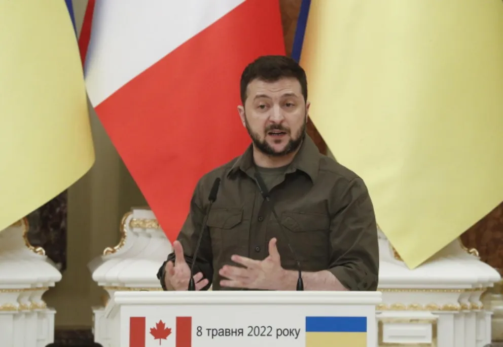 Zełenski: nasi przodkowie walczyli w koalicji antyhitlerowskiej dla nas, my - dla naszych dzieci