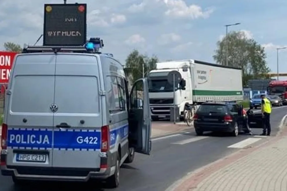 Kierowca, który potrącił rowerzystkę w Oświęcimiu był pijany