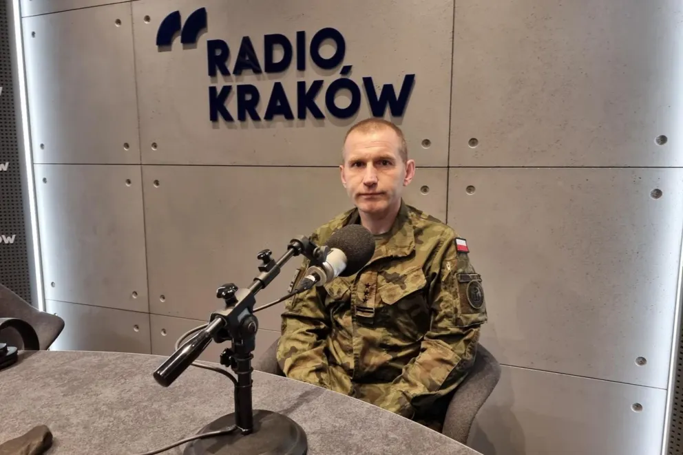 Płk Marcin Siudziński w Radiu Kraków o święcie małopolskich terytorialsów
