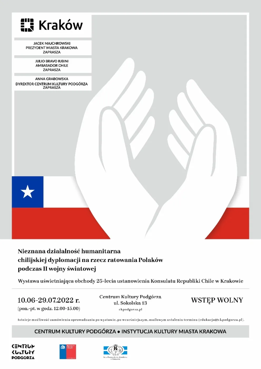 Wystawa
„Nieznana działalność humanitarna chilijskiej dyplomacji na rzecz ratowania Polaków podczas II wojny światowej”