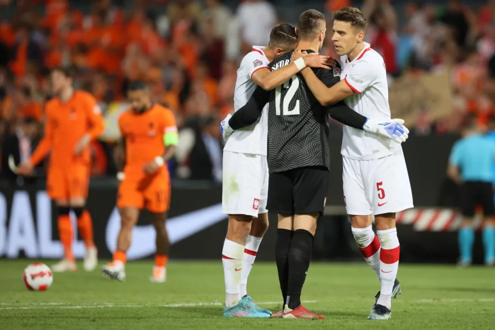 Holandia-Polska 2-2 w Lidze Narodów