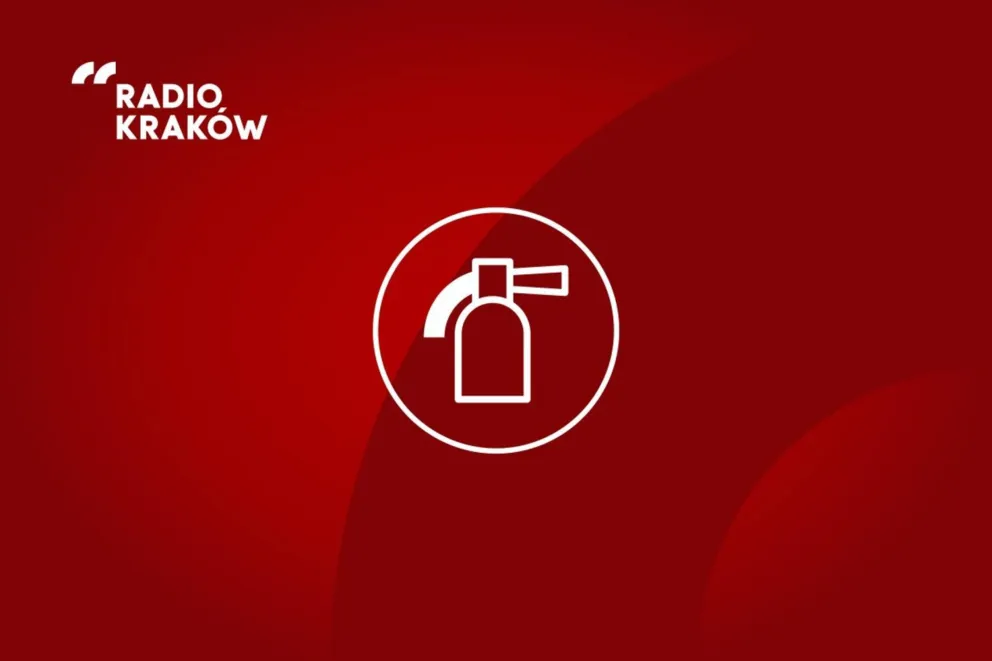 Duży pożar w Łękawicy koło Wadowic