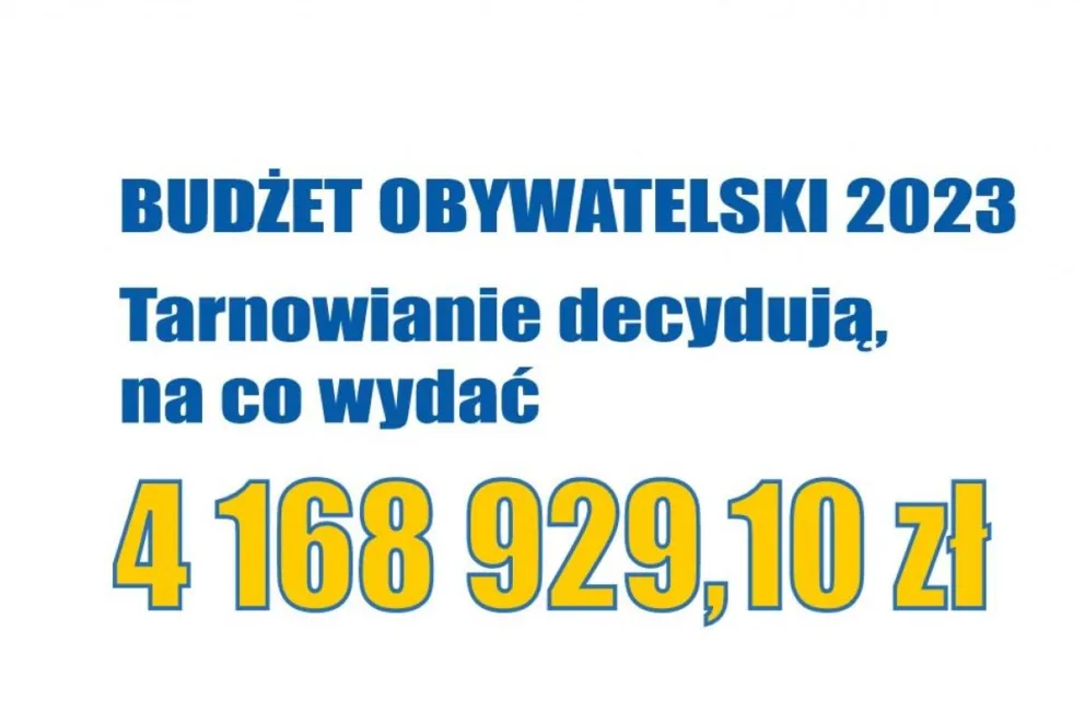 Można już głosować na projekty Budżetu Obywatelskiego Tarnowa