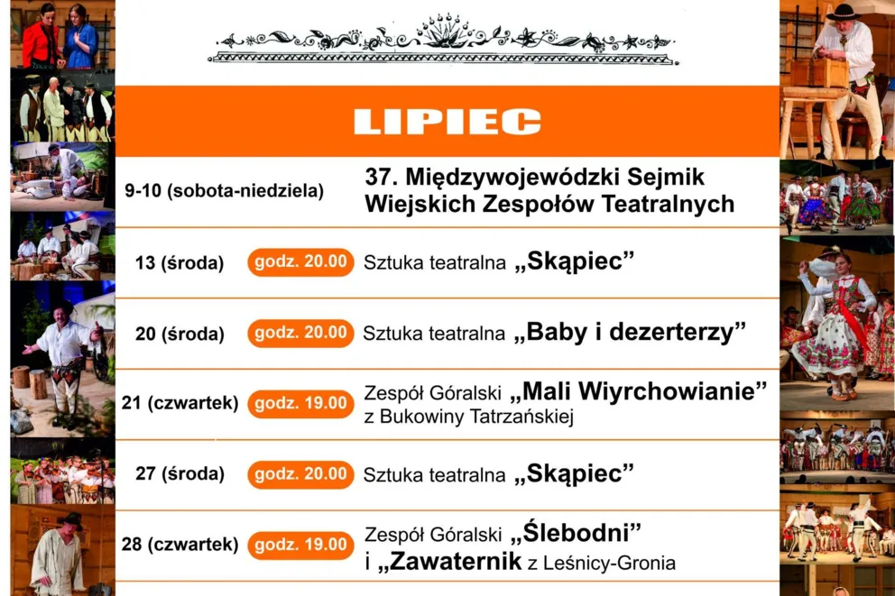 Lipiec w Domu Ludowym w Bukowinie Tatrzańskiej