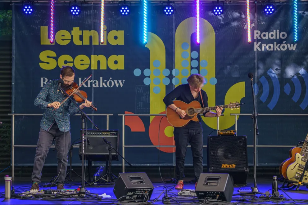 Krakowski duet Kirszenbaum na "Letniej scenie Radia Kraków"