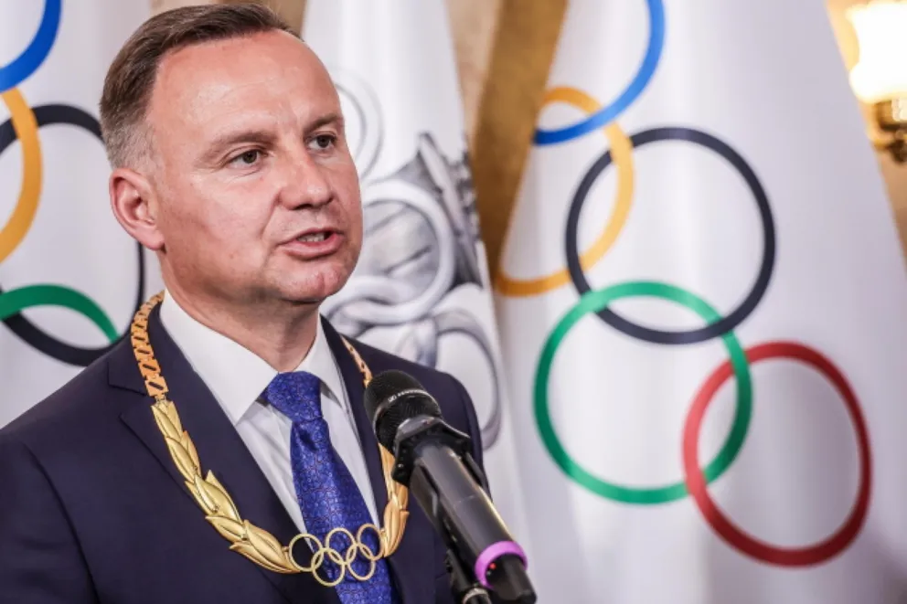 Prezydent Duda odznaczony Złotym Orderem Olimpijskim 