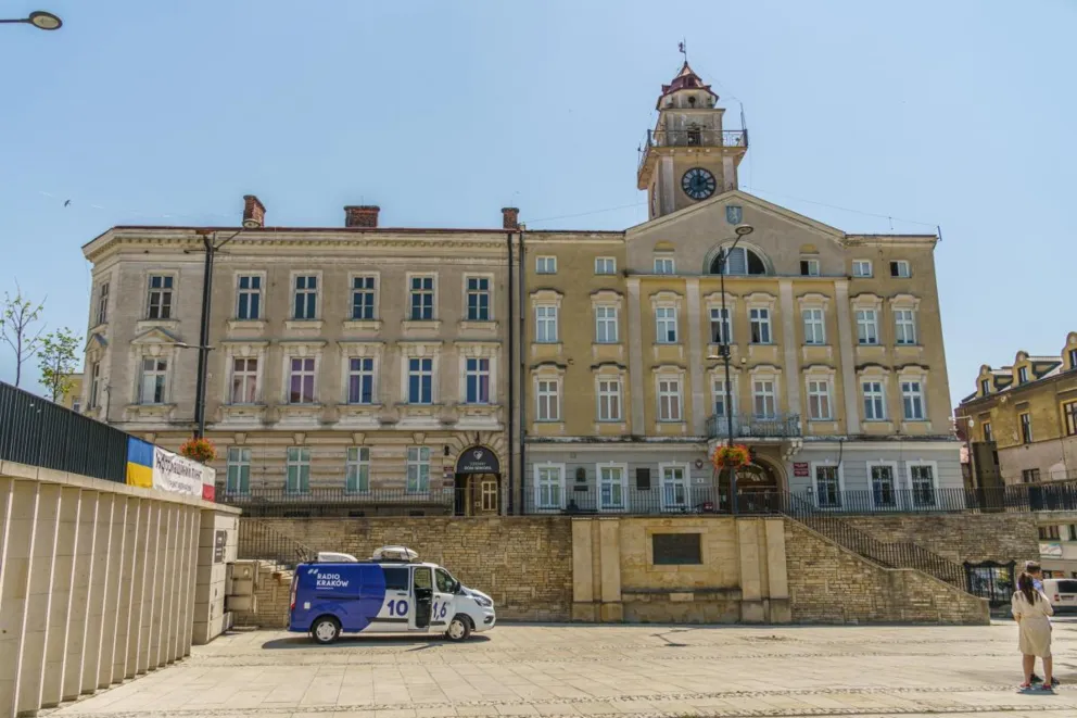 Trwa remont gorlickiego ratusza. Prace potrwają do połowy przyszłego roku