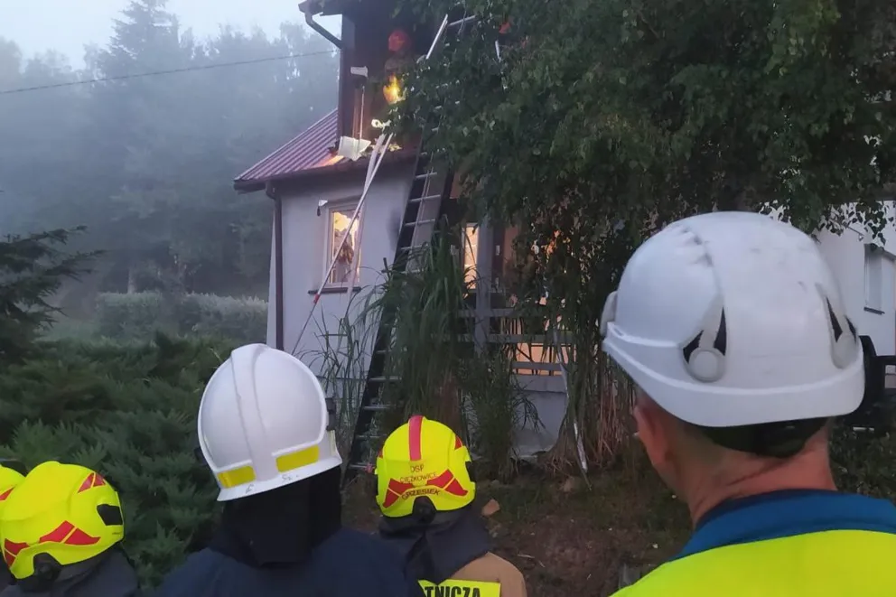 Niespokojna noc i poranek dla strażaków z powiatu tarnowskiego