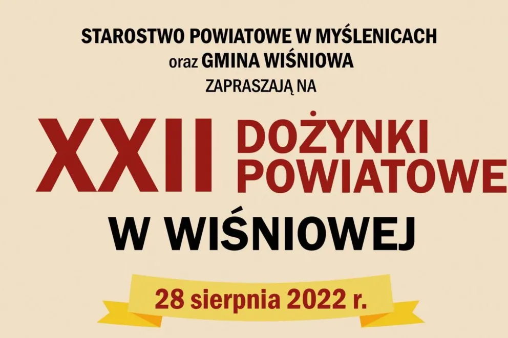 XXII Dożynki Powiatu Myślenickiego