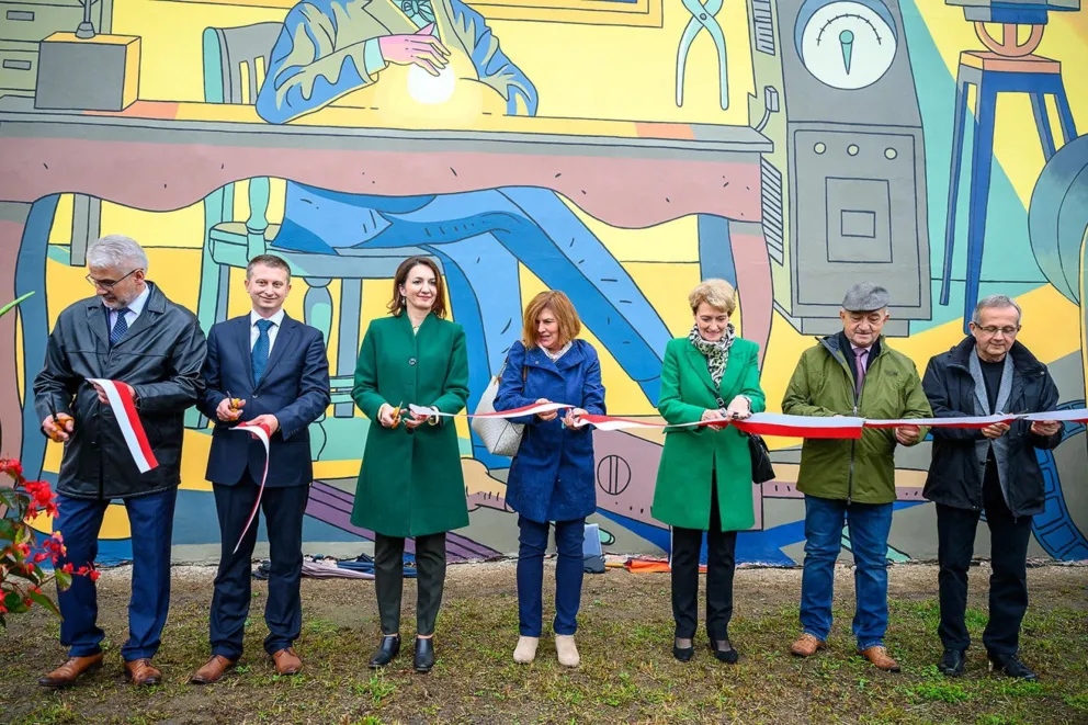 Mural Jana Szczepanika w Tarnowie 