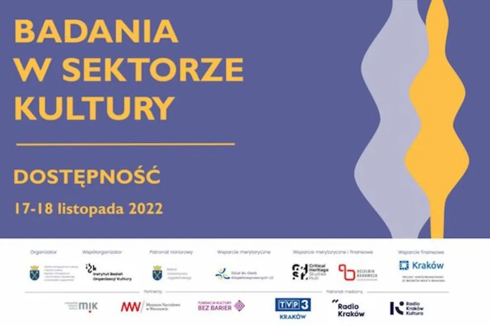 Konferencja "Badania w sektorze kultury. Dostępność"