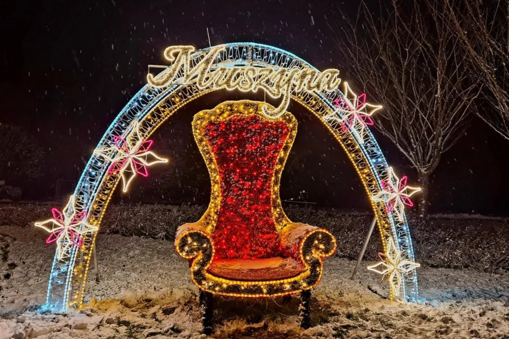 Można już zwiedzać Zimowy Park Świetlnych Postaci Bajkowych w Muszynie