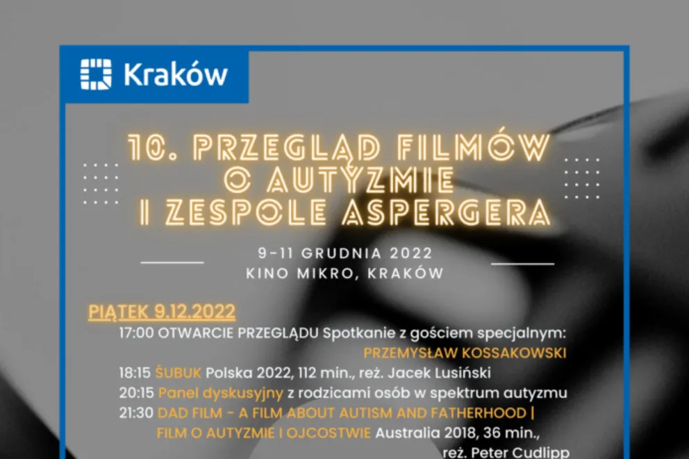 Przegląd Filmów o Autyzmie i Zespole Aspergera świętuje 10. jubileusz