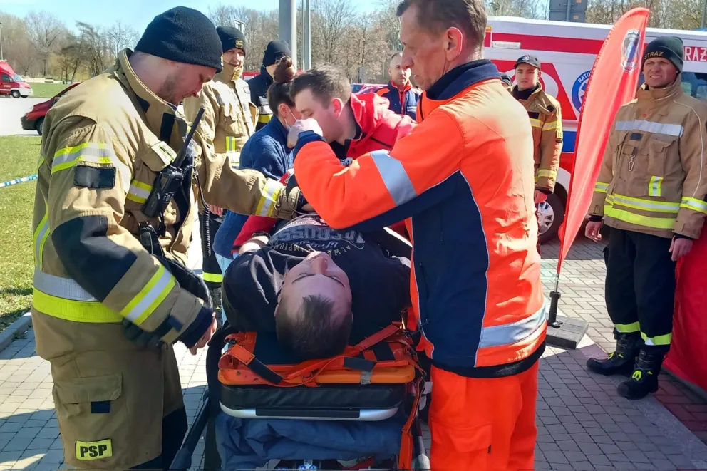 Służby ratunkowe trenowały przed Igrzyskami Europejskimi. ZDJĘCIA, FILMY