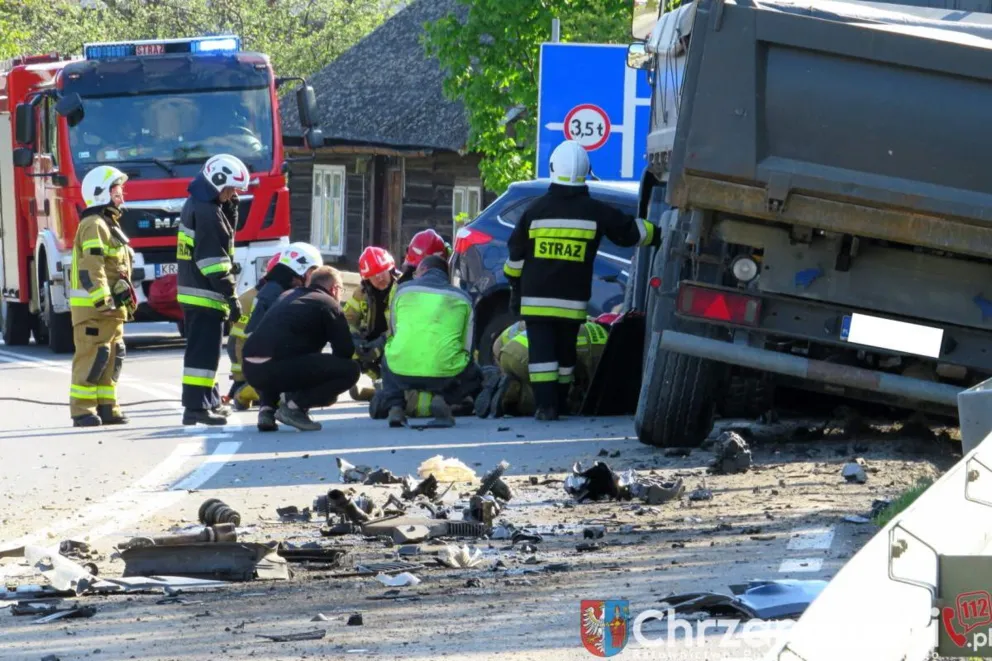 Tragiczny wypadek w Jankowicach koło Chrzanowa