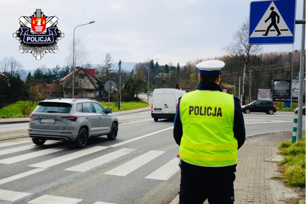 Groźne potrącenie w Makowie Podhalańskim. Na szczęście pieszej nic poważnego się nie stało