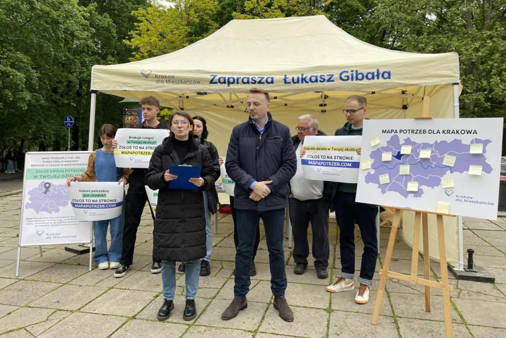 Mieszkańcy Krakowa będą mogli zgłosić swoje potrzeby i pomysły w ramach akcji "Mapa Potrzeb"