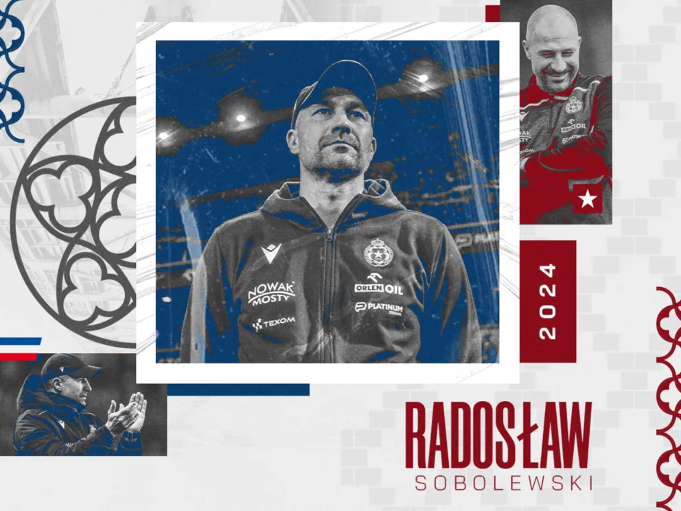 1. liga piłkarska - trener Sobolewski przedłużył kontrakt z Wisłą Kraków