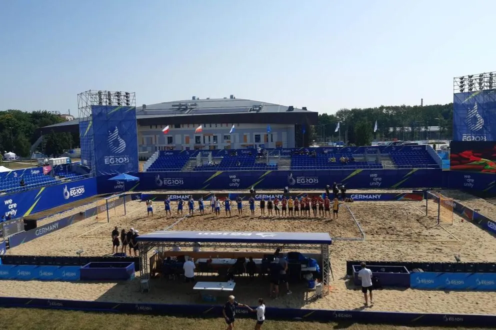 Pierwsze mecze Igrzysk Europejskich w plażowej piłce ręcznej za nami