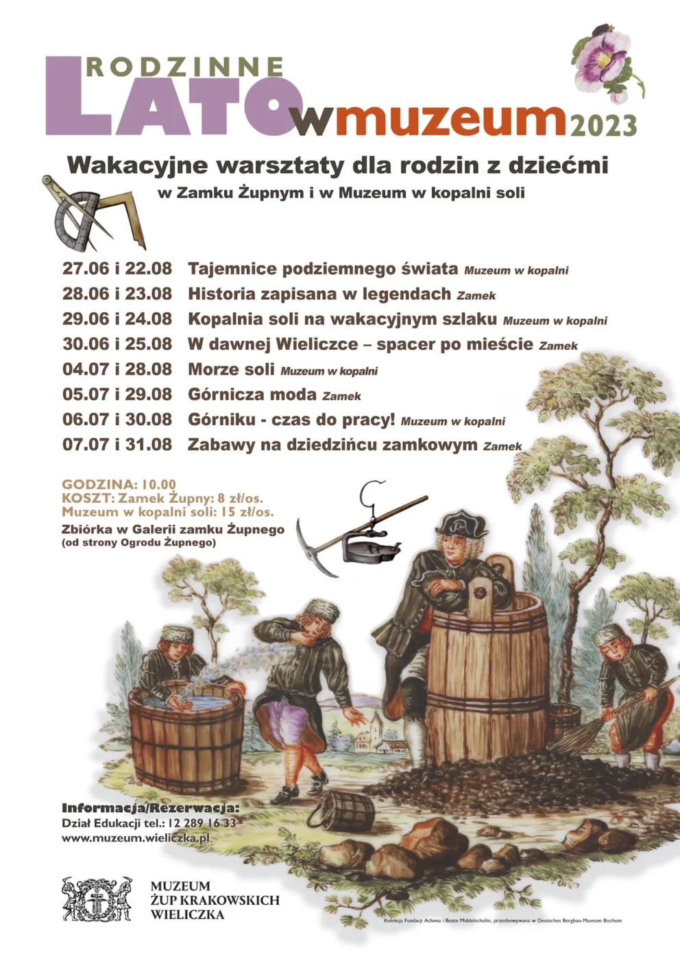 Rodzinne Lato w Muzeum Żup Krakowskich 2023