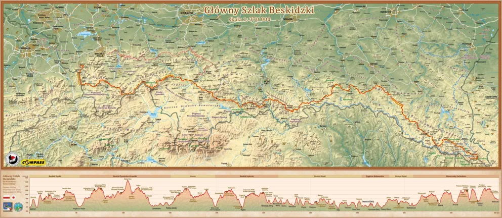 1000 km pieszo Głównym Szlakiem Beskidzkim
