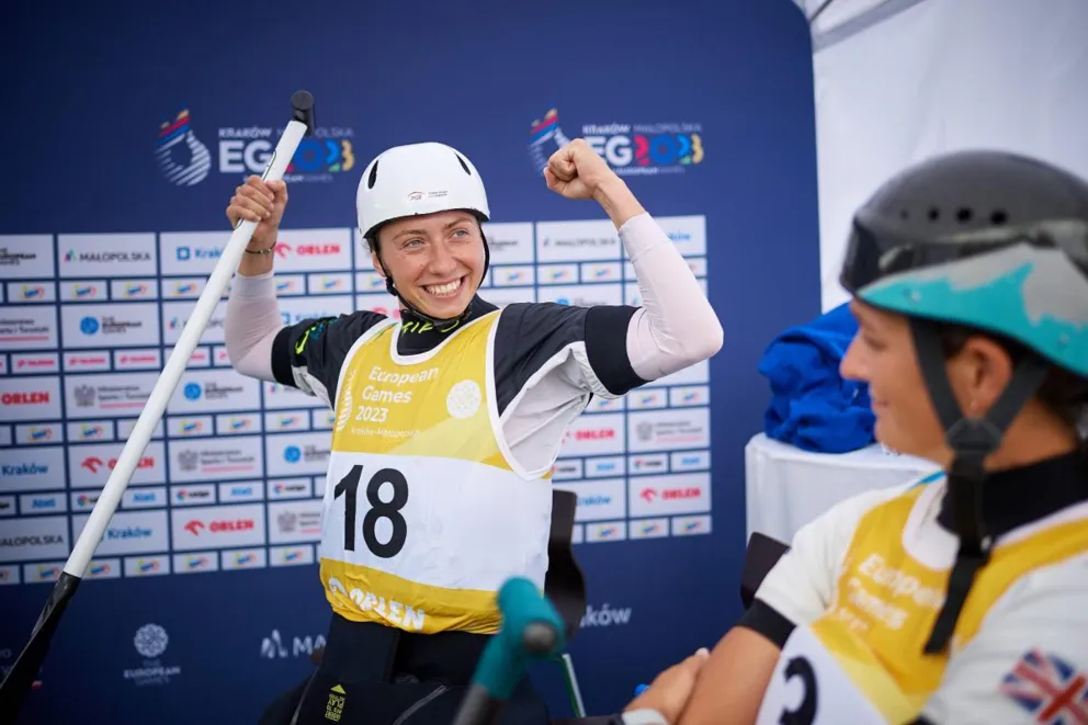 Igrzyska Europejskie – Klaudia Zwolińska zdobyła srebrny medal w kajakarstwie górskim K1