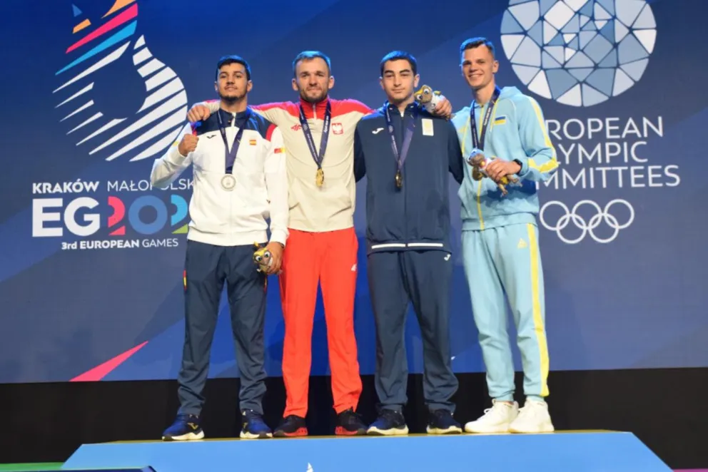 Igrzyska Europejskie - złoty medal Krasonia w kickboksingu