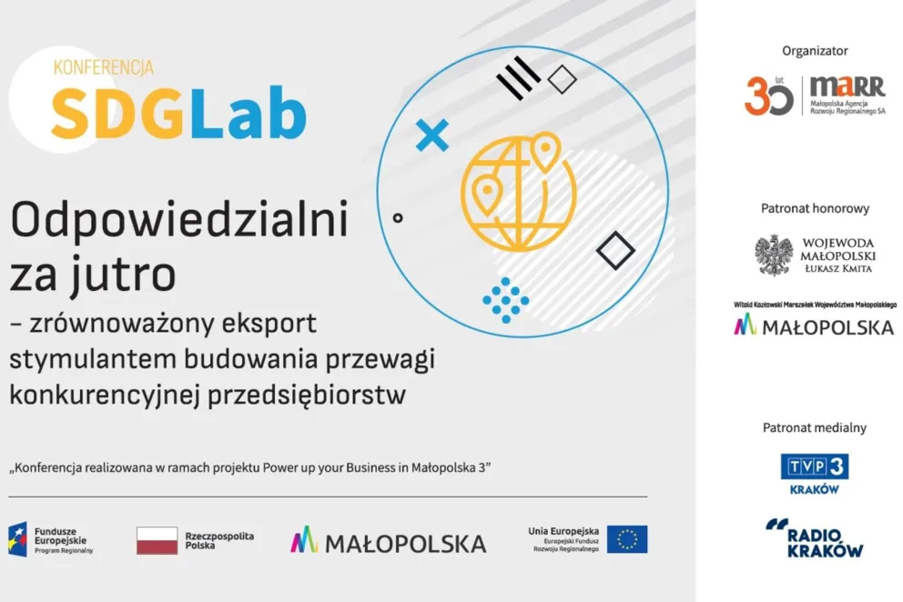 SDGLab 2023: Odpowiedzialni za jutro – zrównoważony eksport stymulantem budowania przewagi konkurencyjnej przedsiębiorstw.