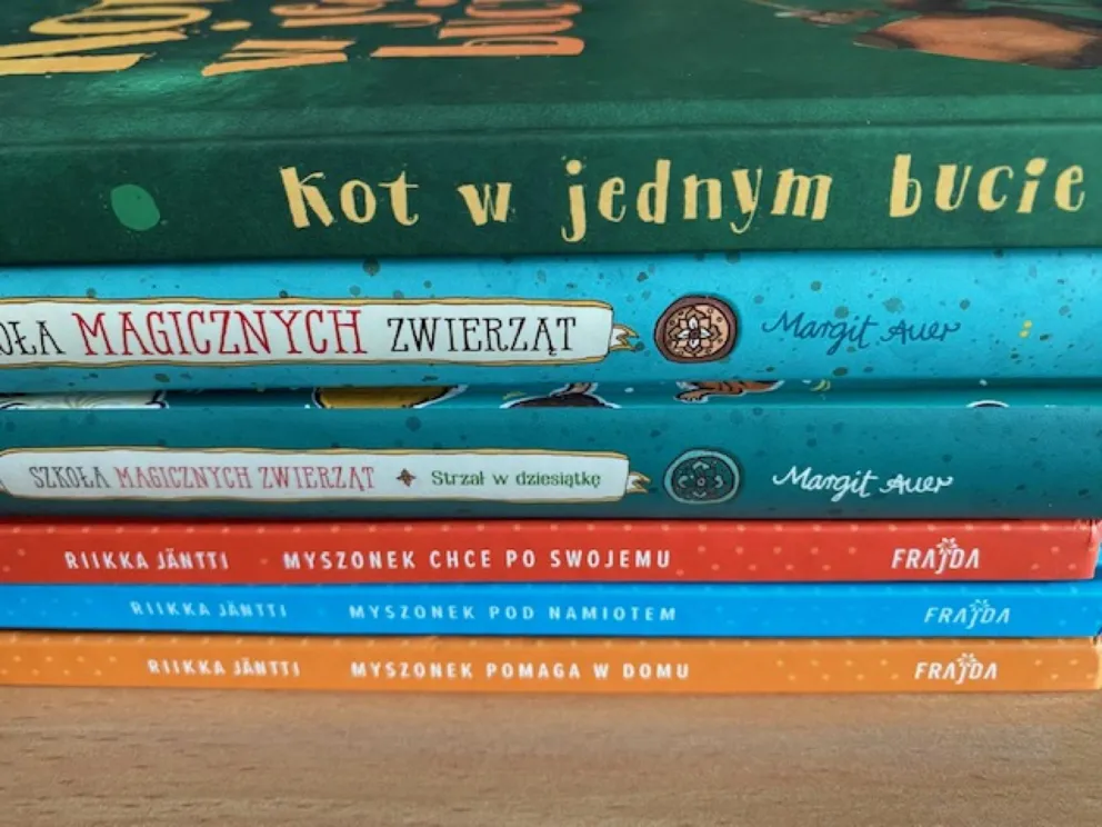 Szkoła zwierząt, kot w jednym bucie i Myszonek. Alfabet 8.10.23.