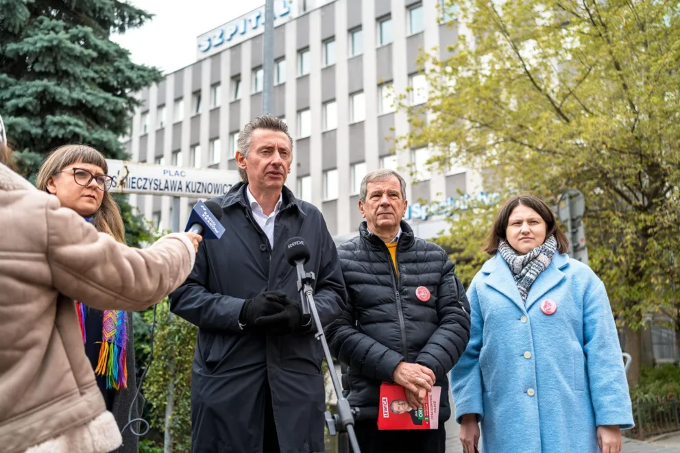 Lewica w Krakowie o problemach służby zdrowia