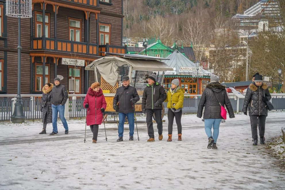 Krynica-Zdrój. Listopadowe spacery po uzdrowisku