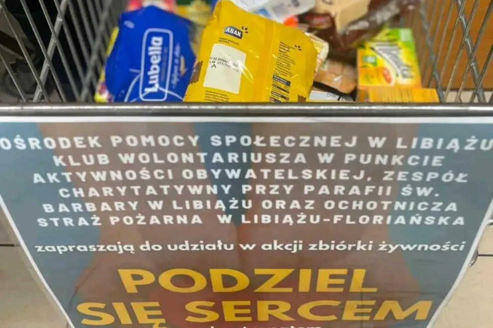 Libiąż: gminna akcja "Podziel się secrem", zebrano prawie pół tony produktów spożywczych