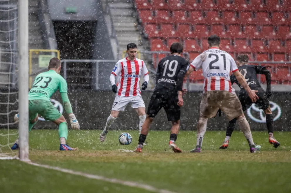 Osiem bramek w noworocznym treningu Cracovii