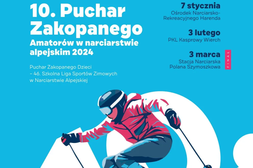 10. PUCHAR ZAKOPANEGO AMATORÓW W NARCIARSTWIE ALPEJSKIM - 3 luty