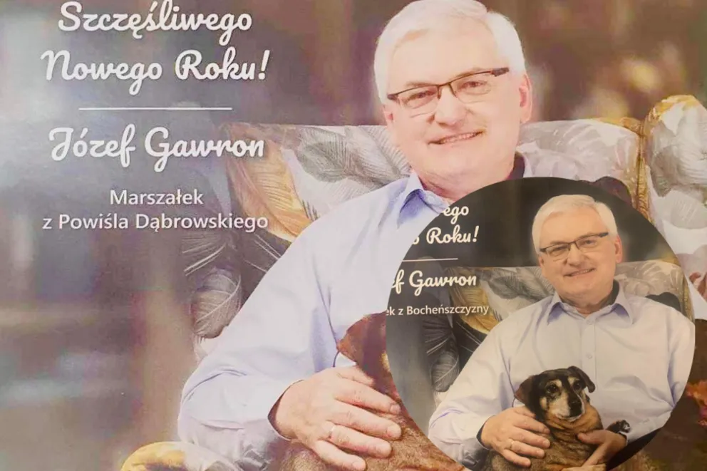 Marszałek, ale skąd? Personalizowane życzenia noworoczne