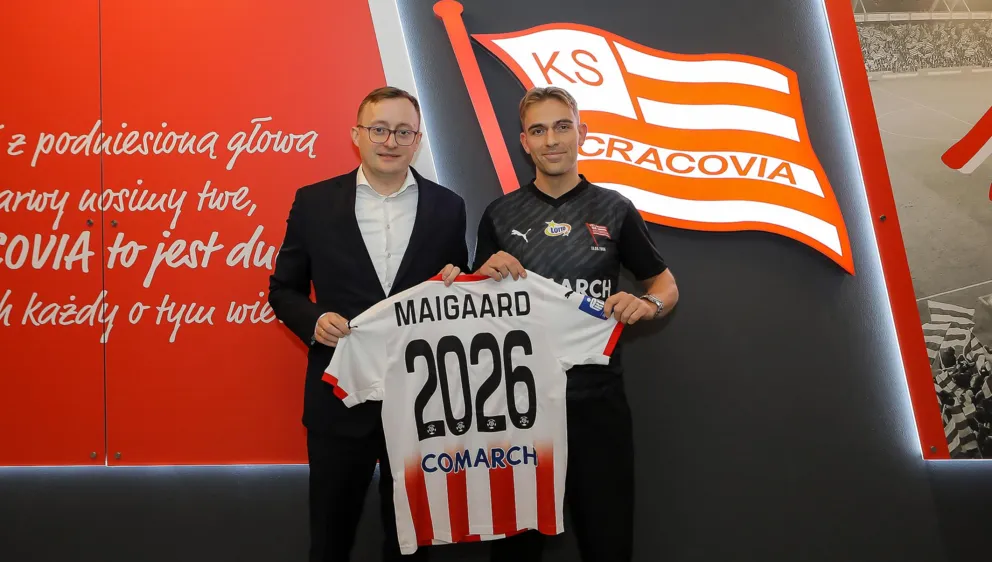 Ekstraklasa piłkarska – Duńczyk Maigaard nowym zawodnikiem Cracovii