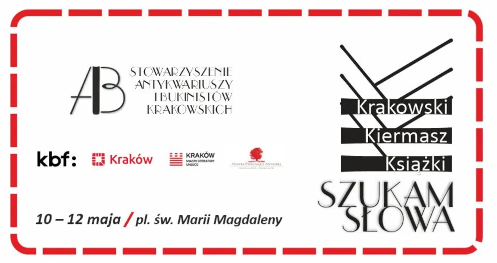 Krakowski Kiermasz Książki 10-12 maja