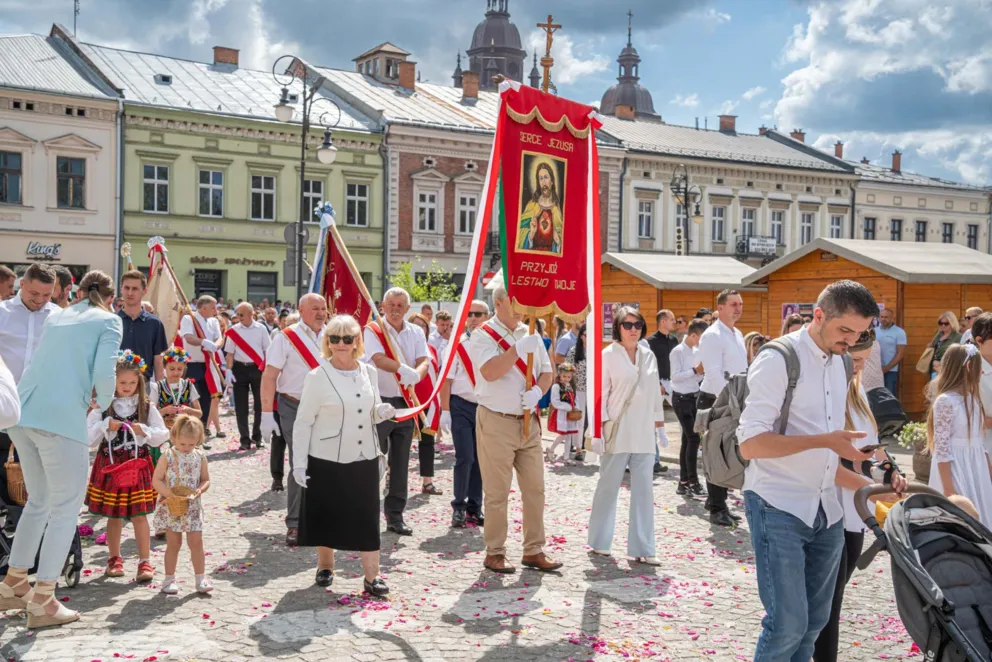Procesja Bożego Ciała w Nowym Sączu