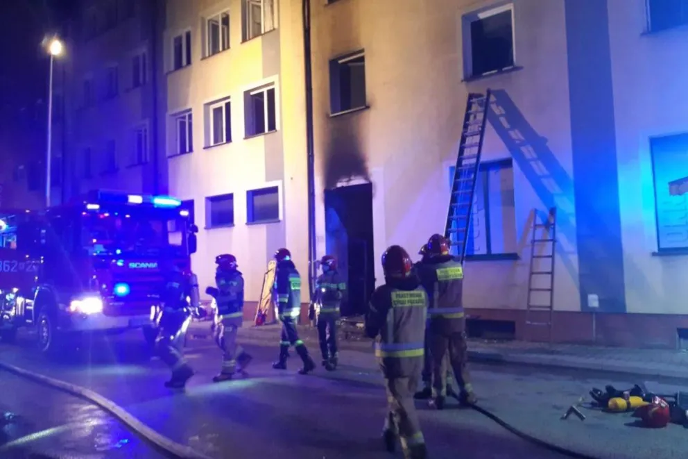 Sprawca pożaru bloku w centrum Tarnowa skazany na 25 lat za zabójstwo