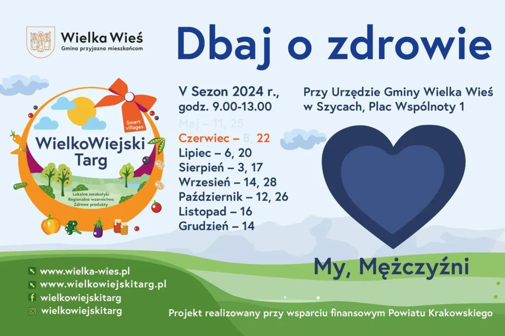 Dbaj o zdrowie. Odwiedź Wielkowiejski Targ!