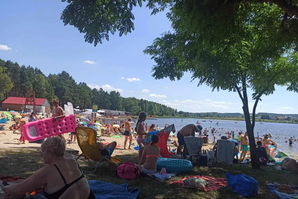 Sezon letni na kąpieliskach Małopolski zachodniej. Niestety nie nad zalewem Chechło w Trzebini