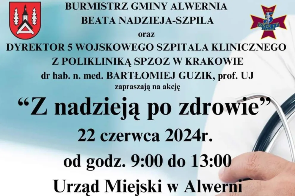 Biała sobota w Alwerni. Przyjedzie 12 lekarzy specjalistów