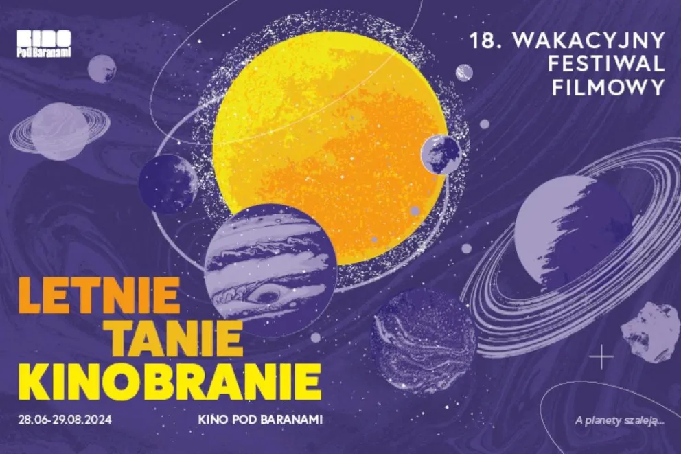 18. wakacyjny festiwal filmowy LETNIE TANIE KINOBRANIE