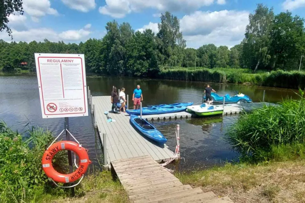 Kajaki i rowery wodne wracają na Stawy w Chełmku