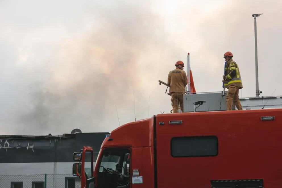 Gaszenie pożaru zakładów produkcyjnych w Malcu trwało w sumie 38 godzin